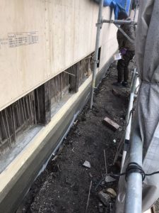 コンパネ張り
