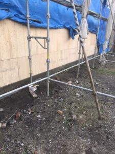 コンパネ張り