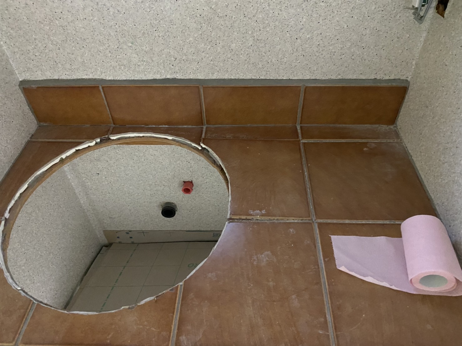 貝塚市にてトイレ解体工事